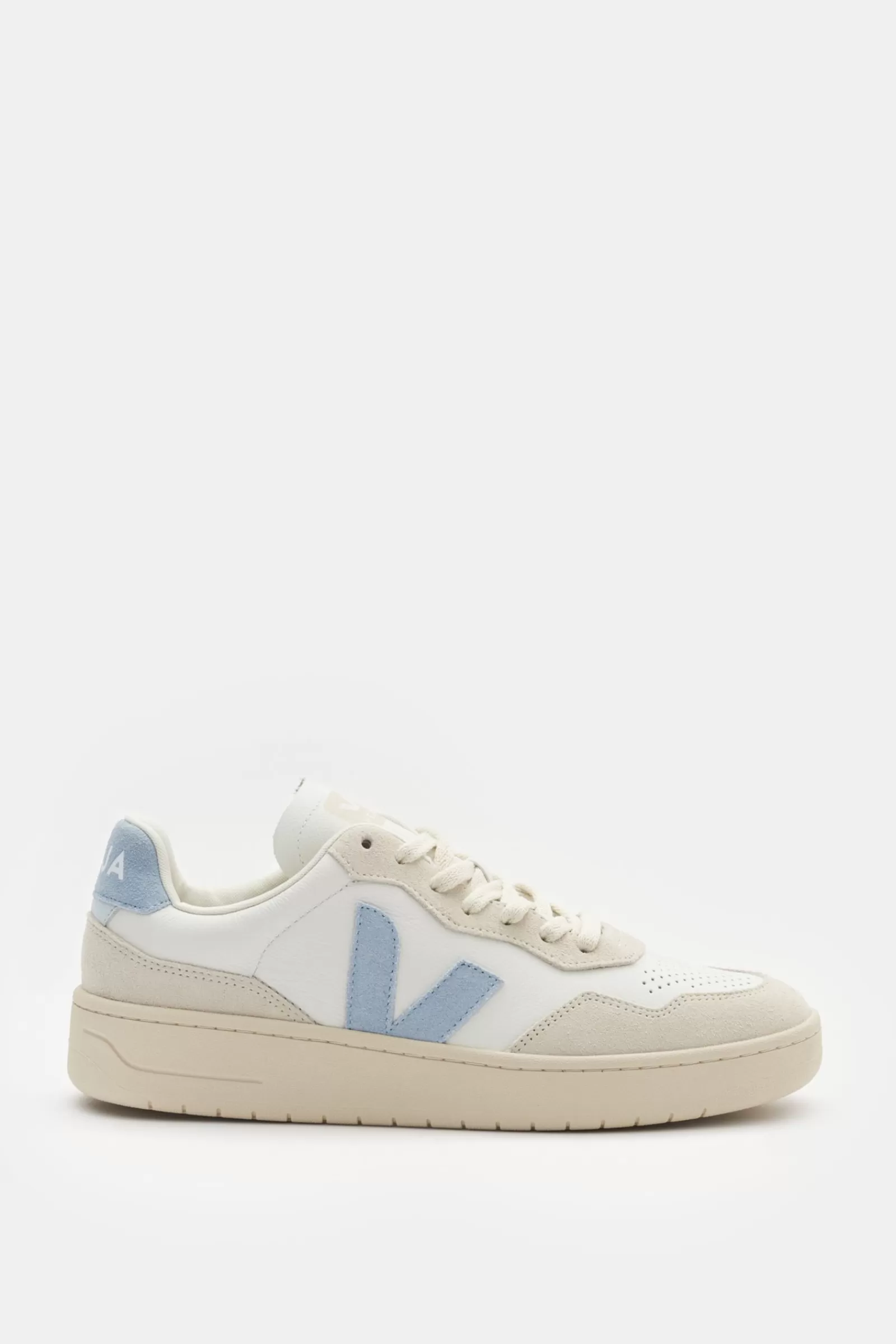 Sneakers 'V-90 O.T. Leather' Off-White/Beige/Light Blue^Veja Hot