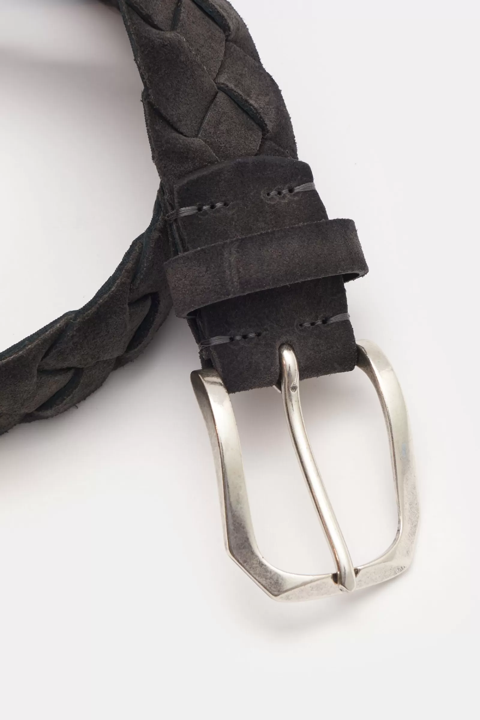 Plaited Belt Anthracite^Veneta Cinture Flash Sale