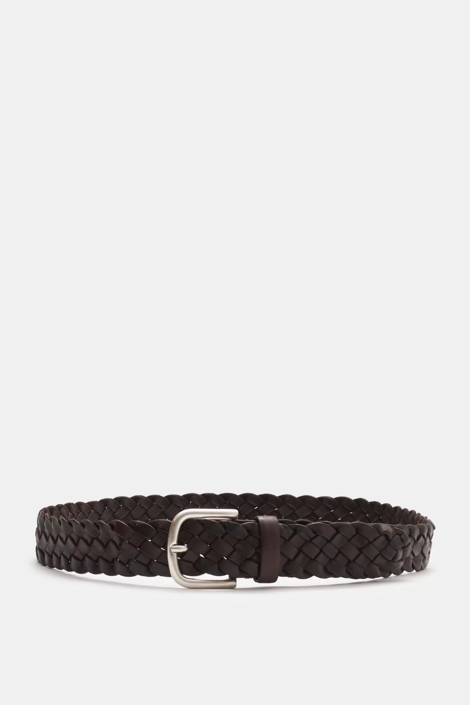 Plaited Belt Dark Brown^Veneta Cinture Discount