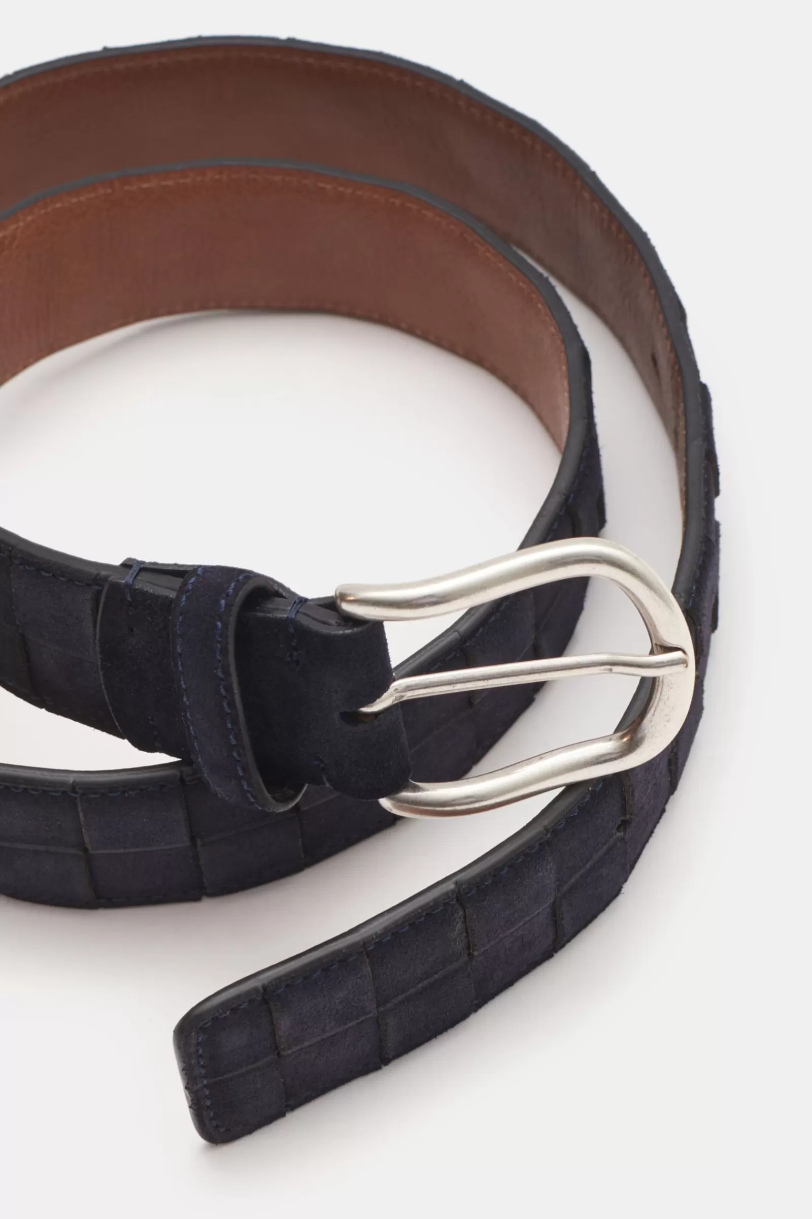 Plaited Belt Dark Navy^Veneta Cinture Sale