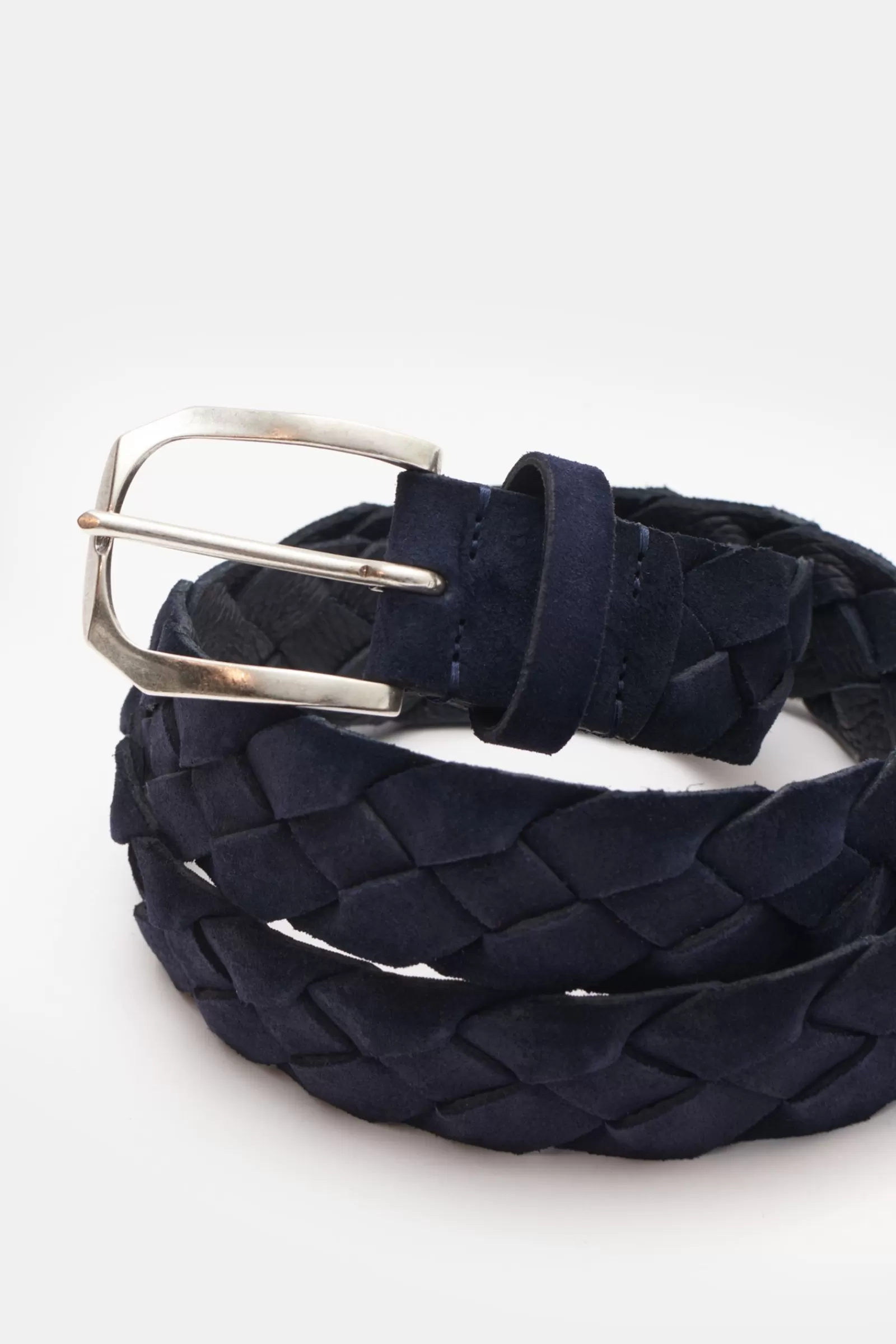 Plaited Belt Dark Navy^Veneta Cinture Fashion