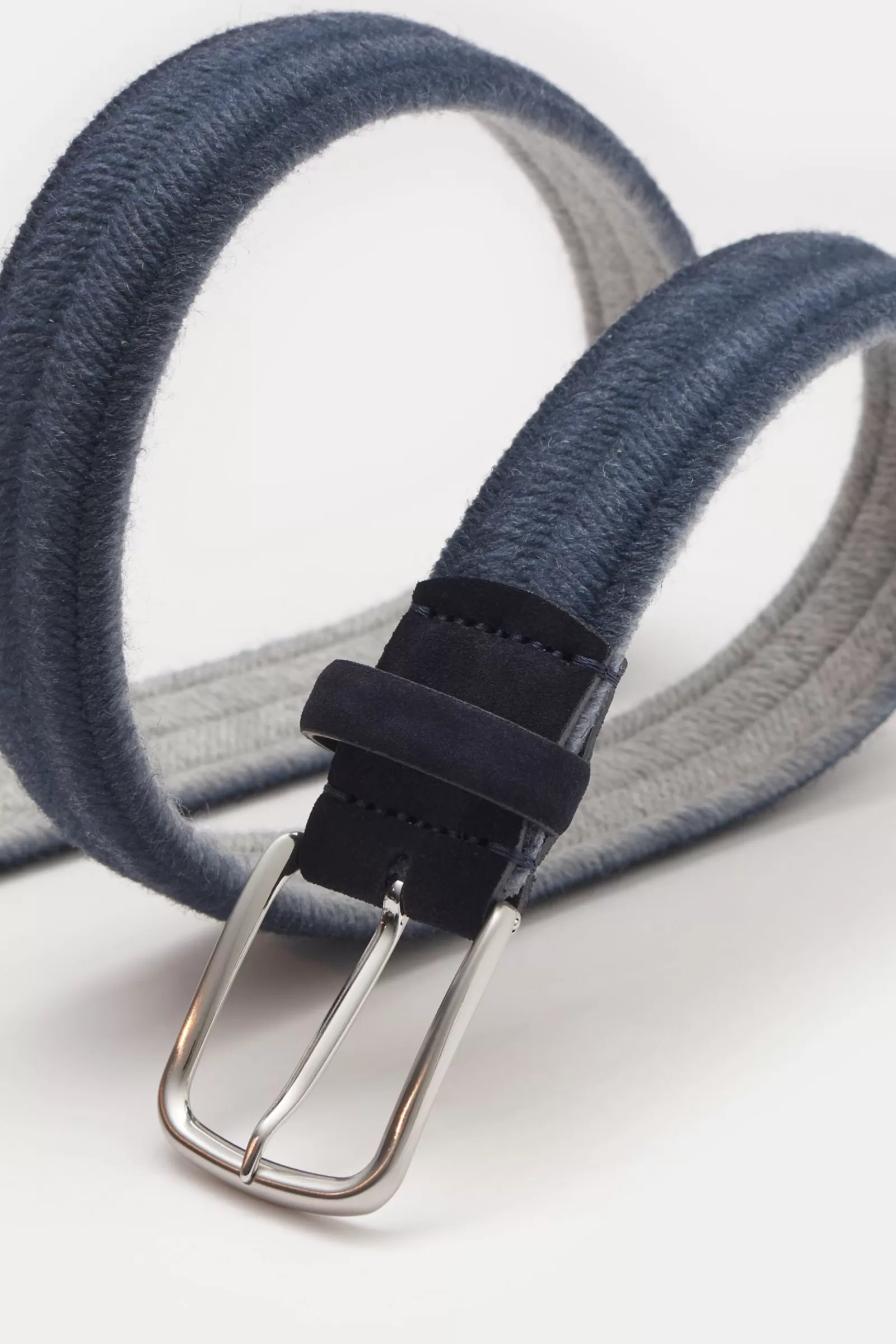 Plaited Belt Grey-Blue^Veneta Cinture Cheap