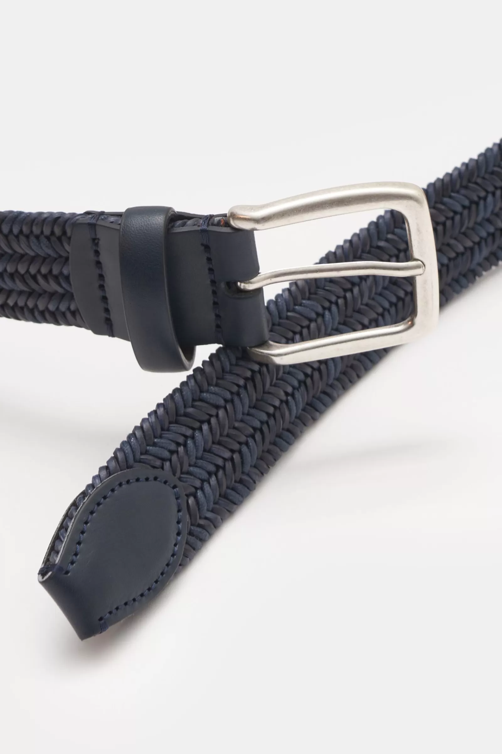 Plaited Belt Navy^Veneta Cinture New