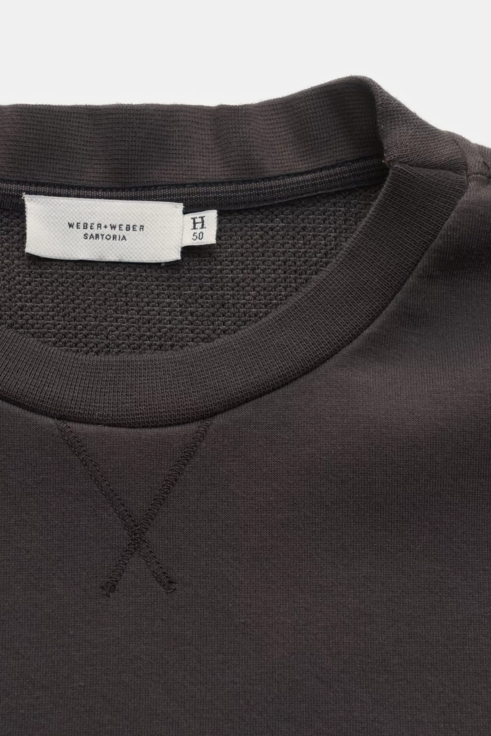 Weber + Weber Crew Neck Sweatshirt 'Travel' Dark Grey>Weber+Weber New