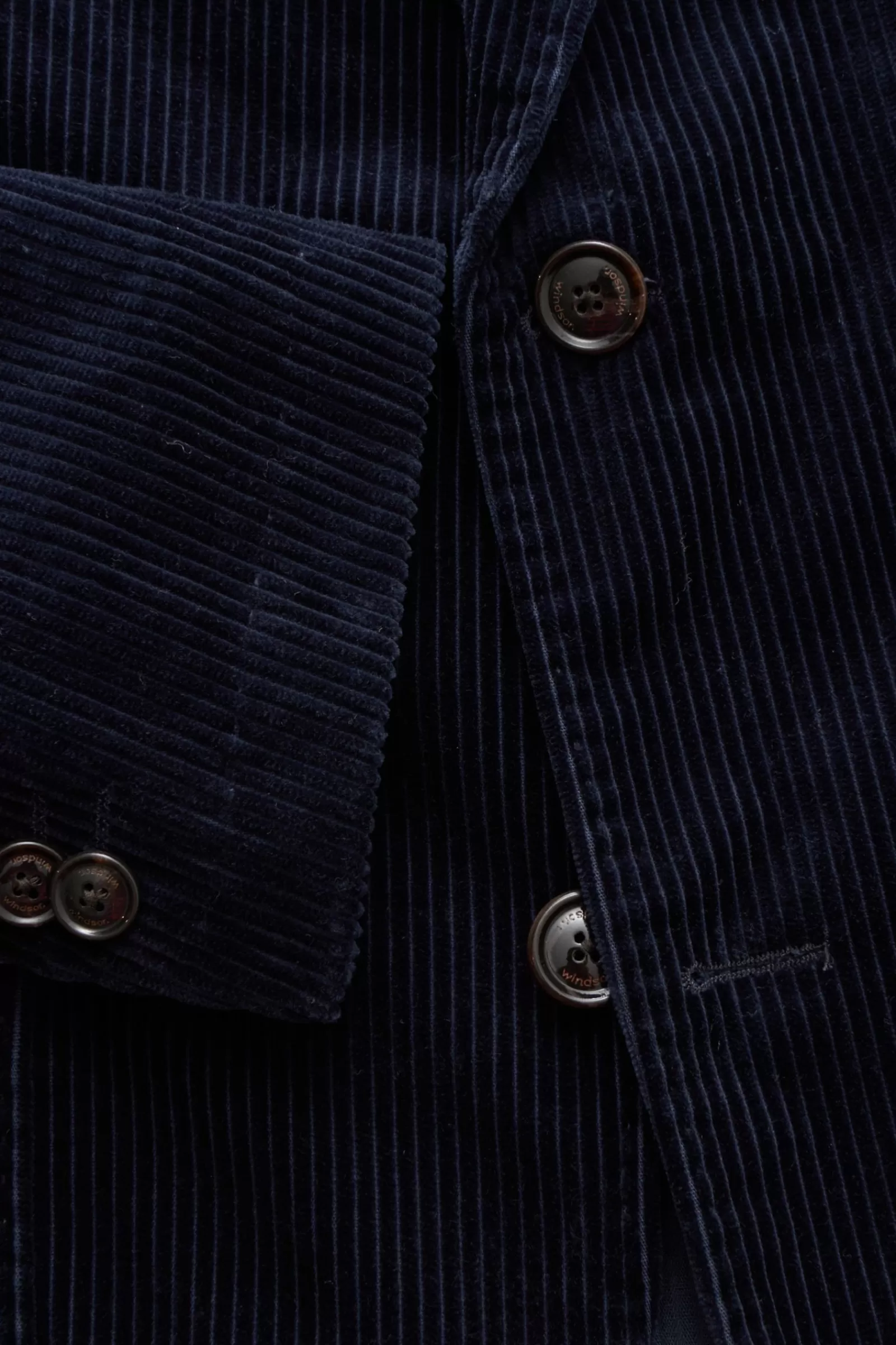 Corduroy Jacket Navy>Windsor New