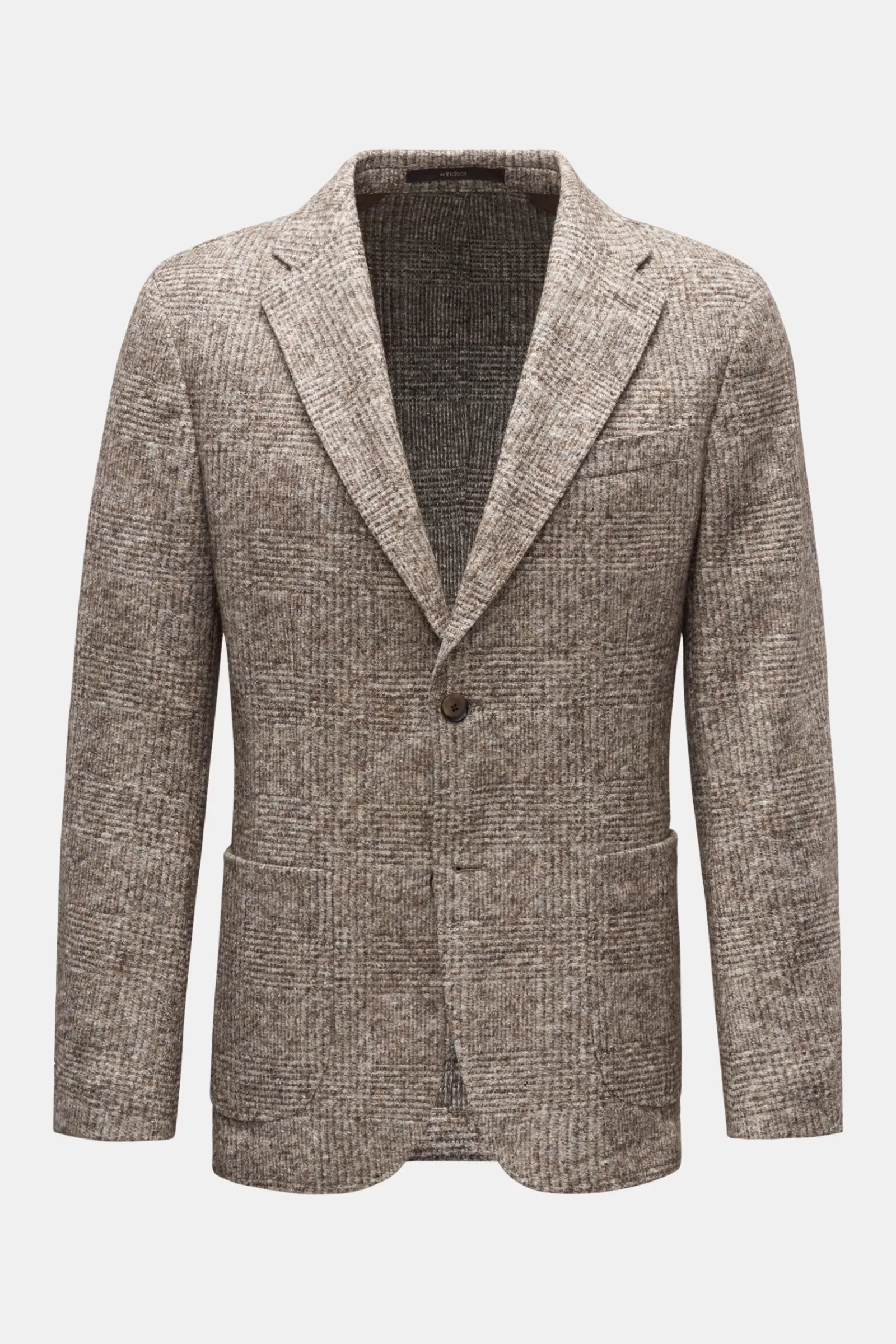 Smart-Casual Jacket Brown Checked>Windsor Flash Sale