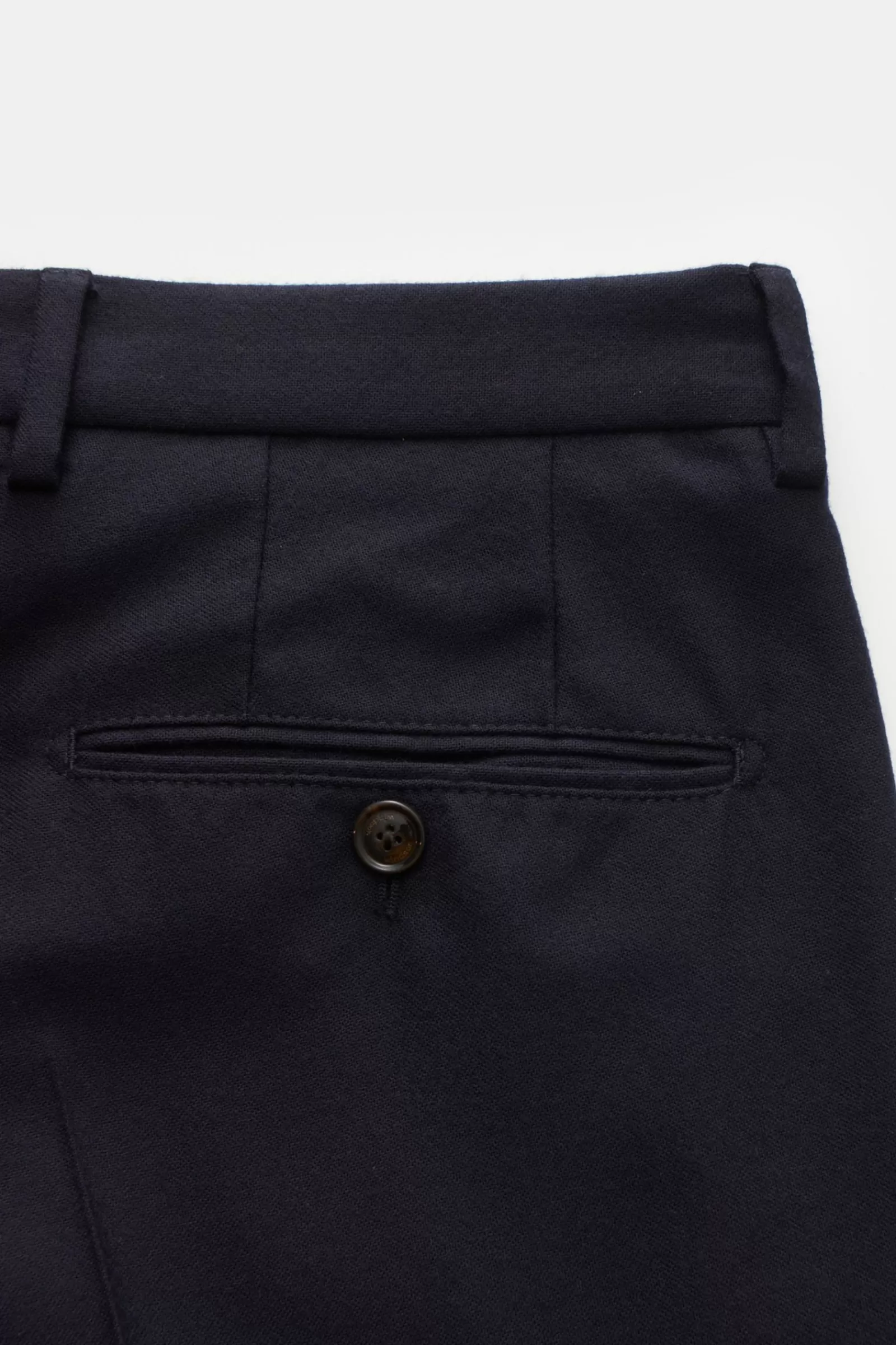 Wool Trousers 'Peso' Dark Navy>Windsor Shop