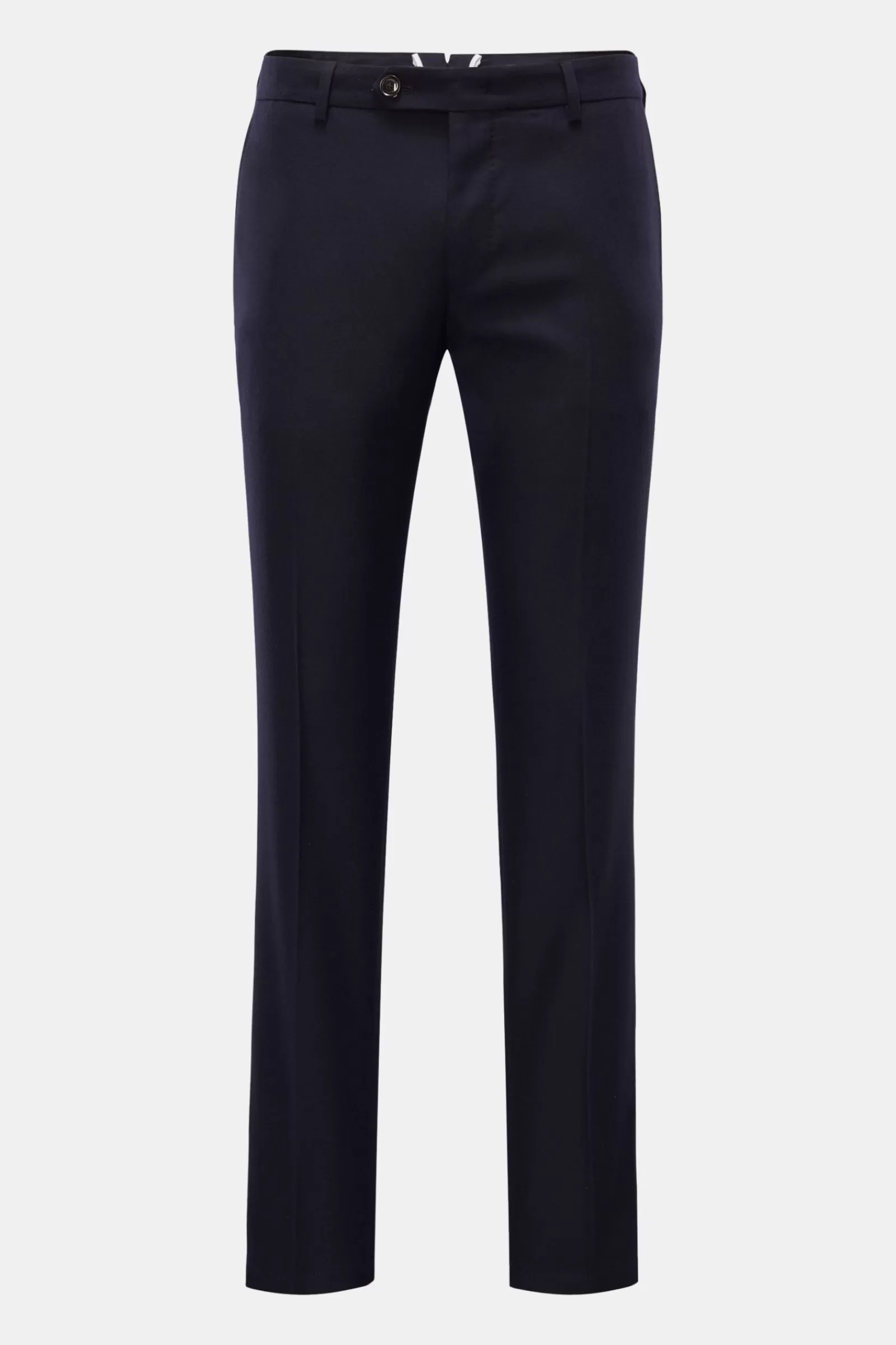 Wool Trousers 'Peso' Dark Navy>Windsor Shop