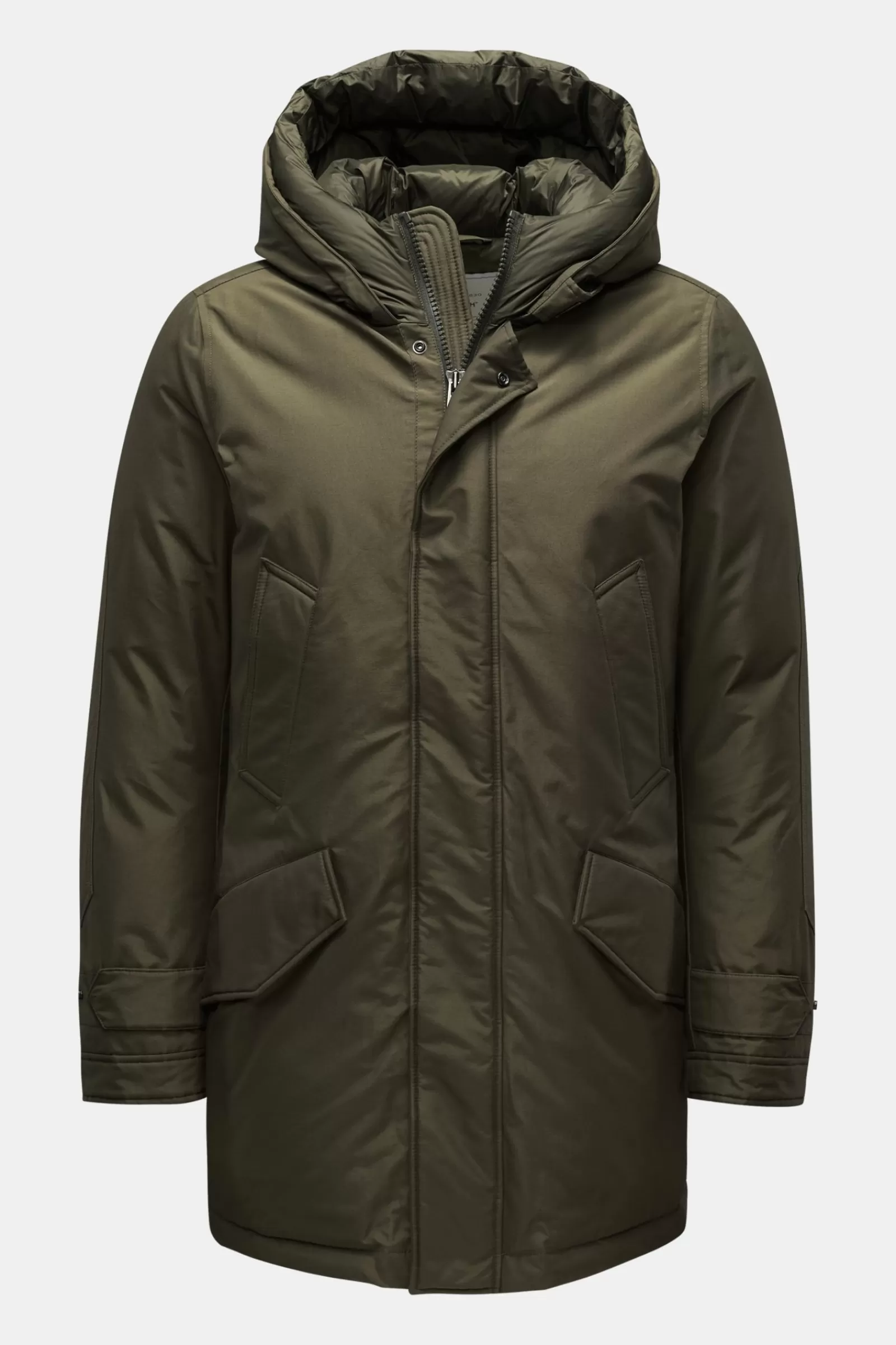 Down Parka 'Polar High Collar Parka' Olive>Woolrich Cheap