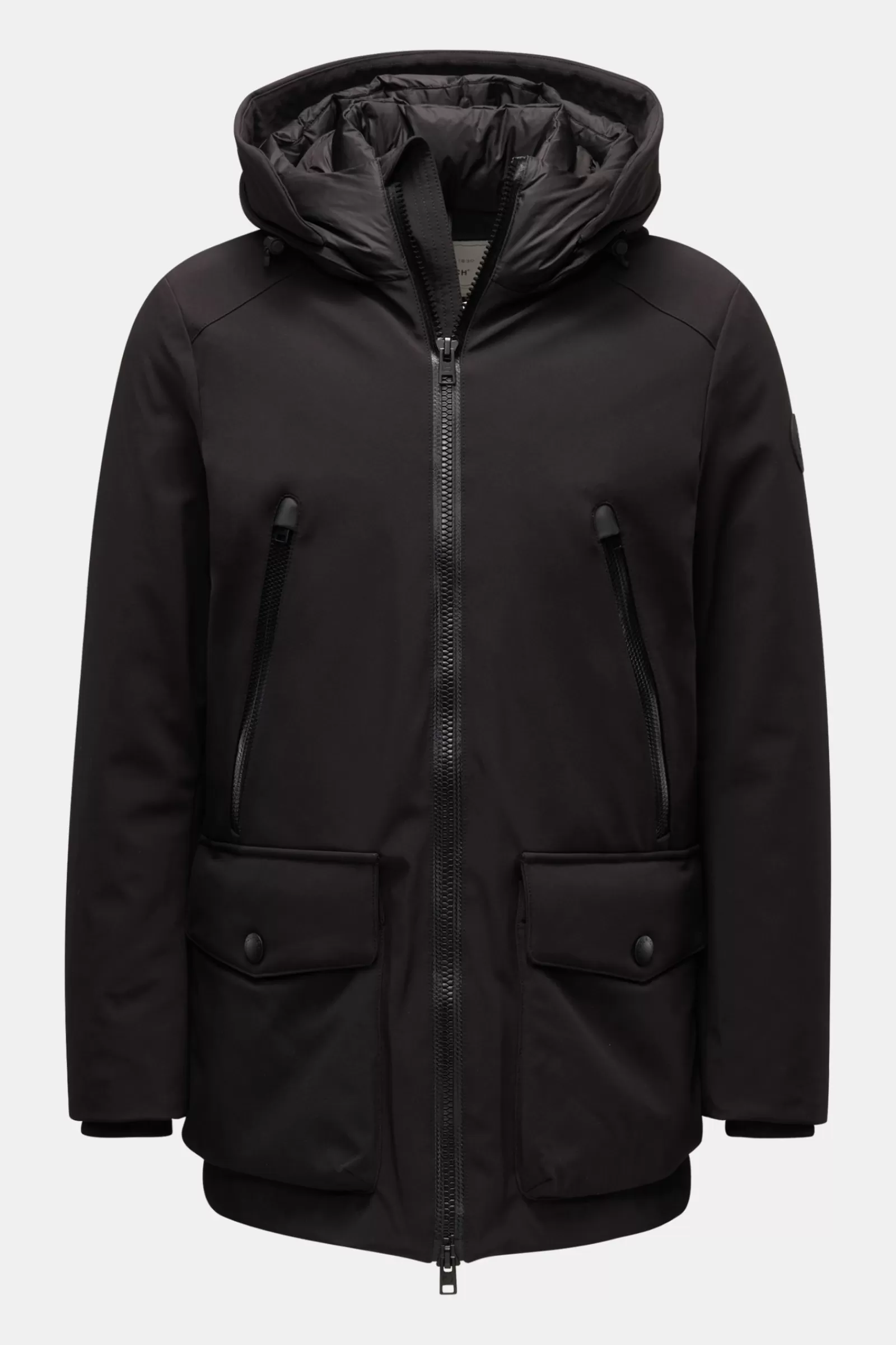 Softshell Down Parka Black>Woolrich Clearance