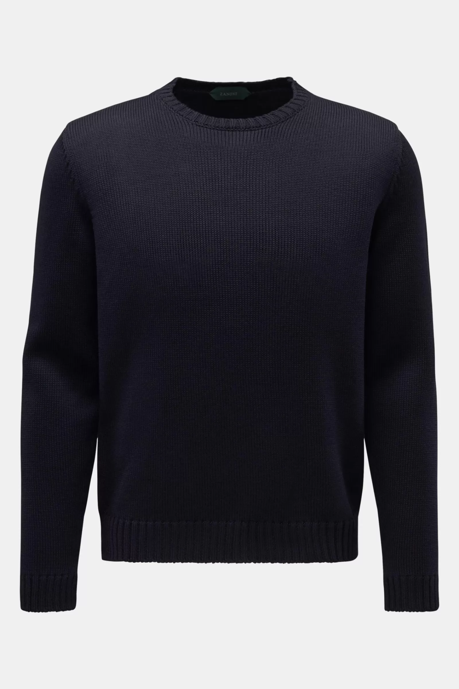 Crew Neck Jumper Navy^Zanone Fashion