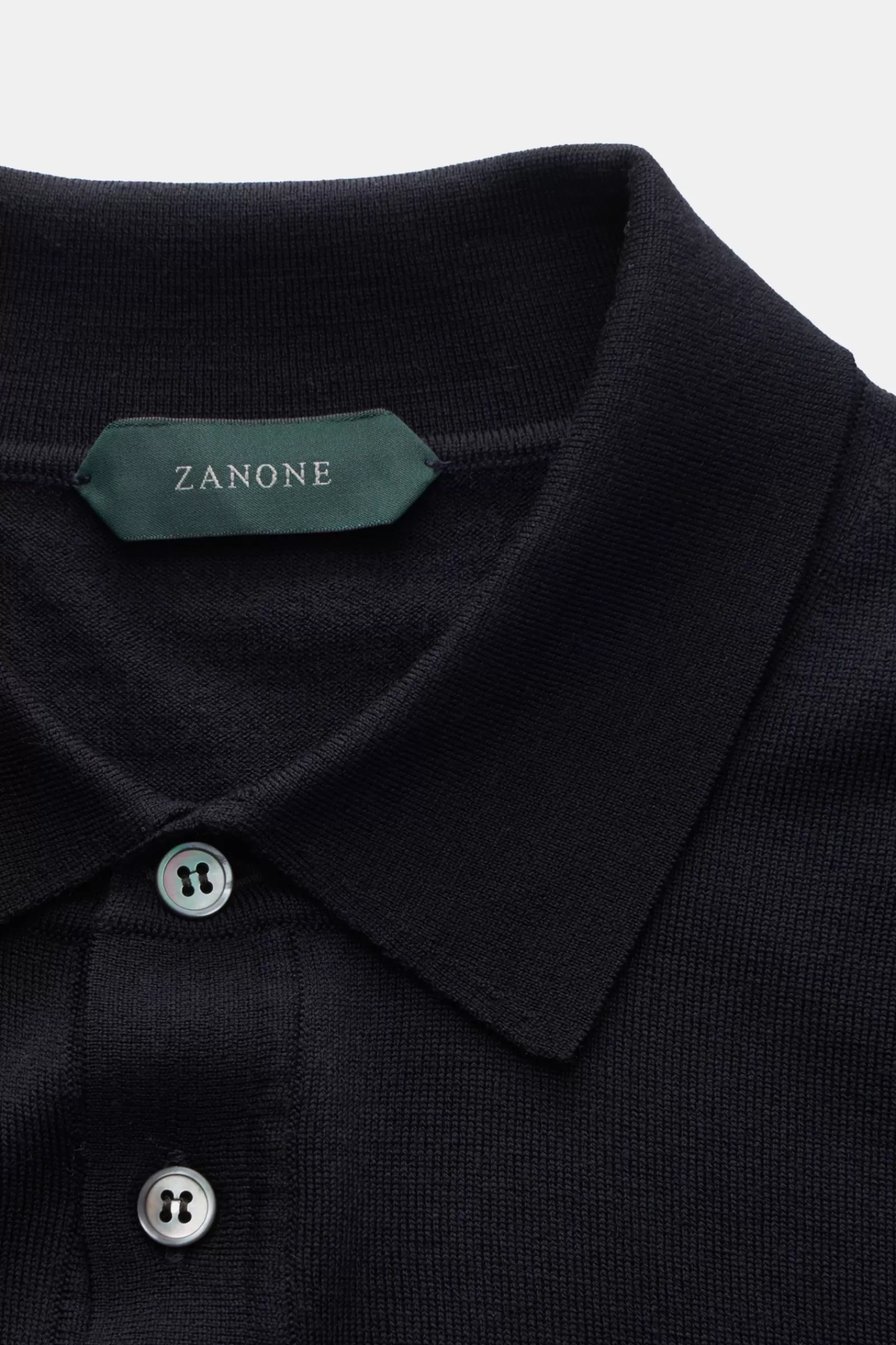 Fine Knit Polo Navy^Zanone Cheap