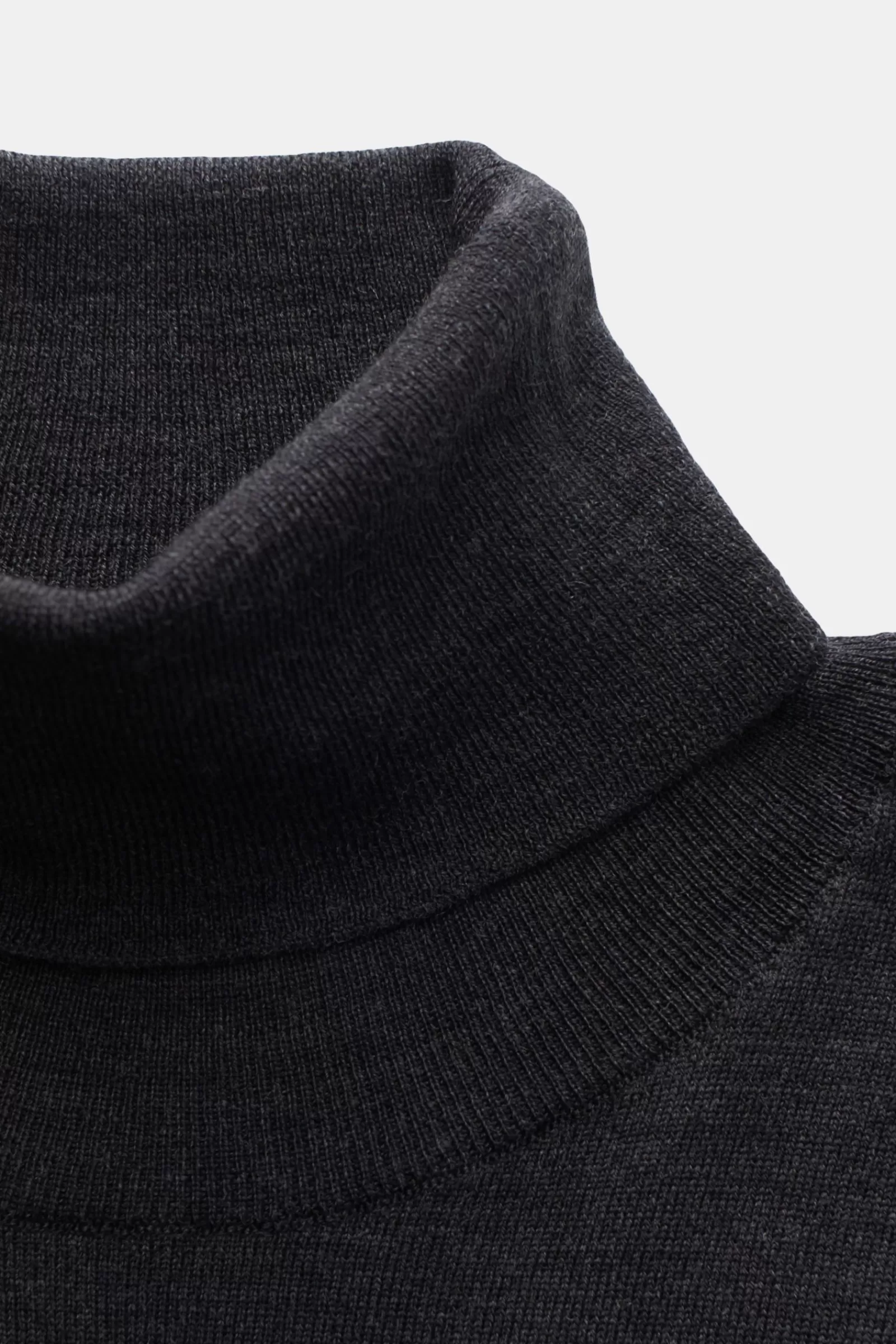 Fine Knit Turtleneck Jumper Anthracite^Zanone Cheap