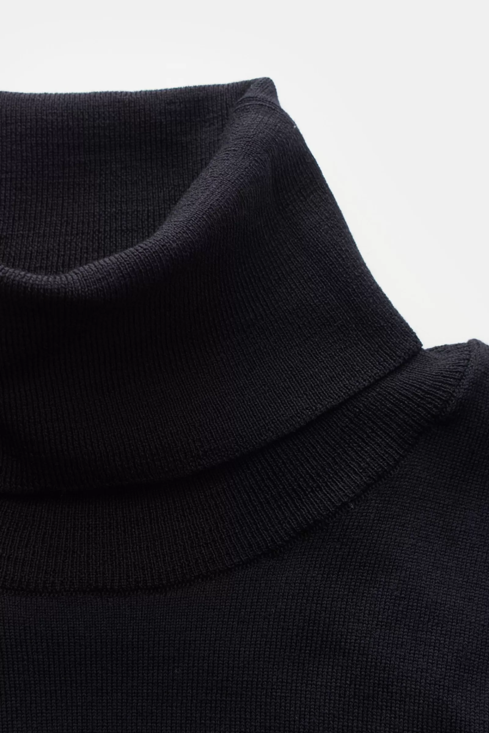 Fine Knit Turtleneck Jumper Dark Navy^Zanone Clearance