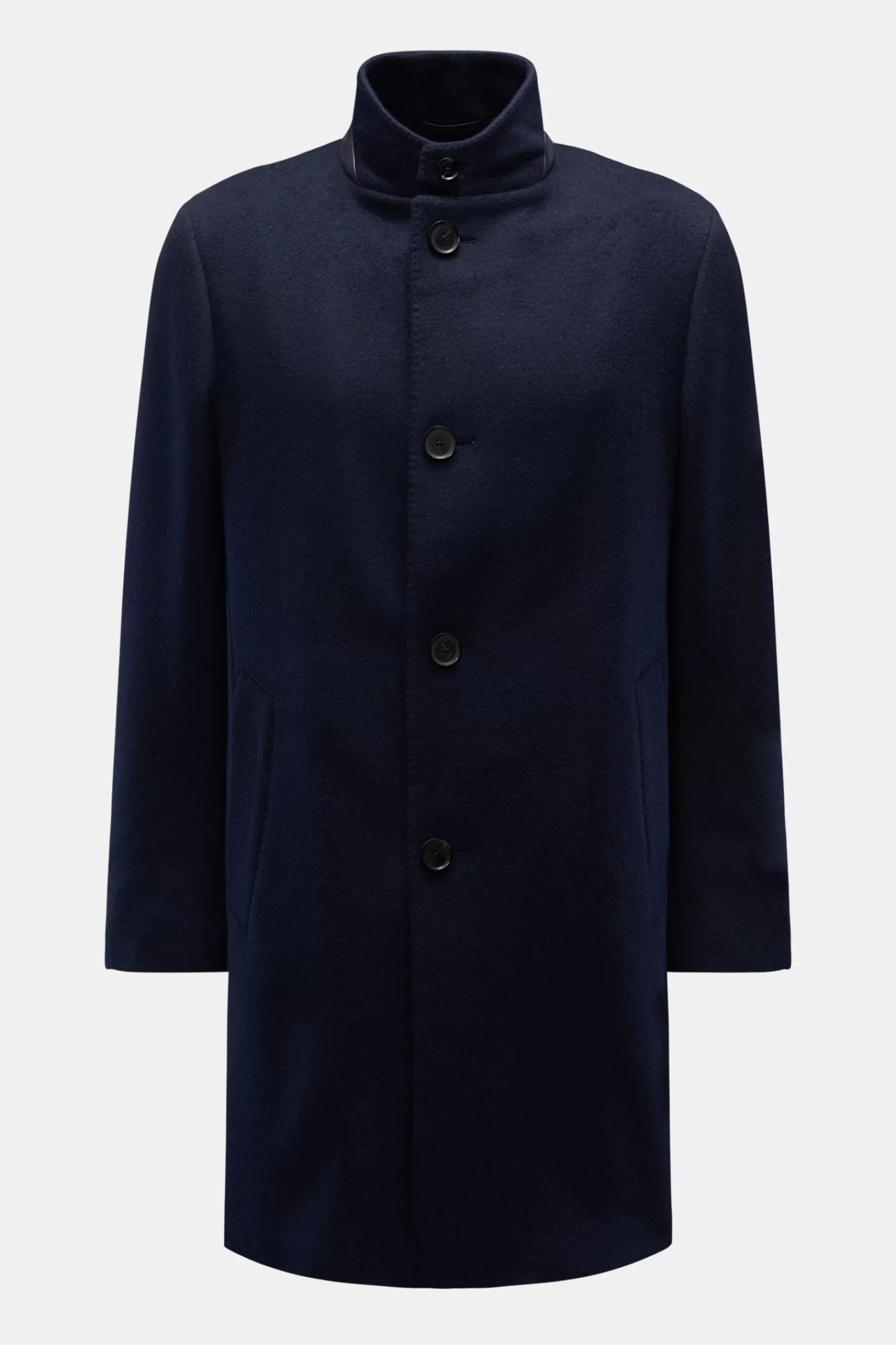 Cashmere Coat Navy>Zegna Hot