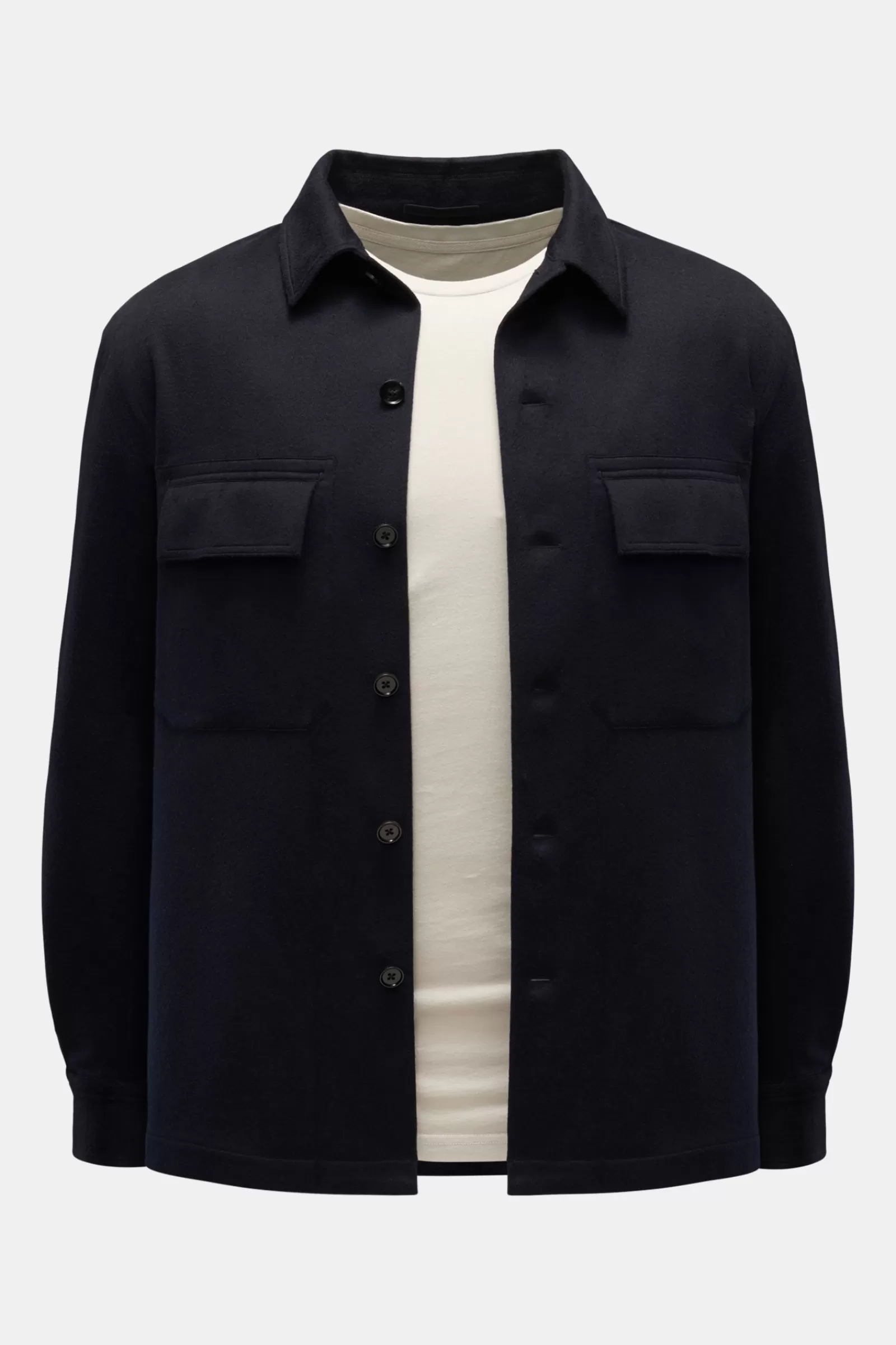 Cashmere Overshirt Navy>Zegna New