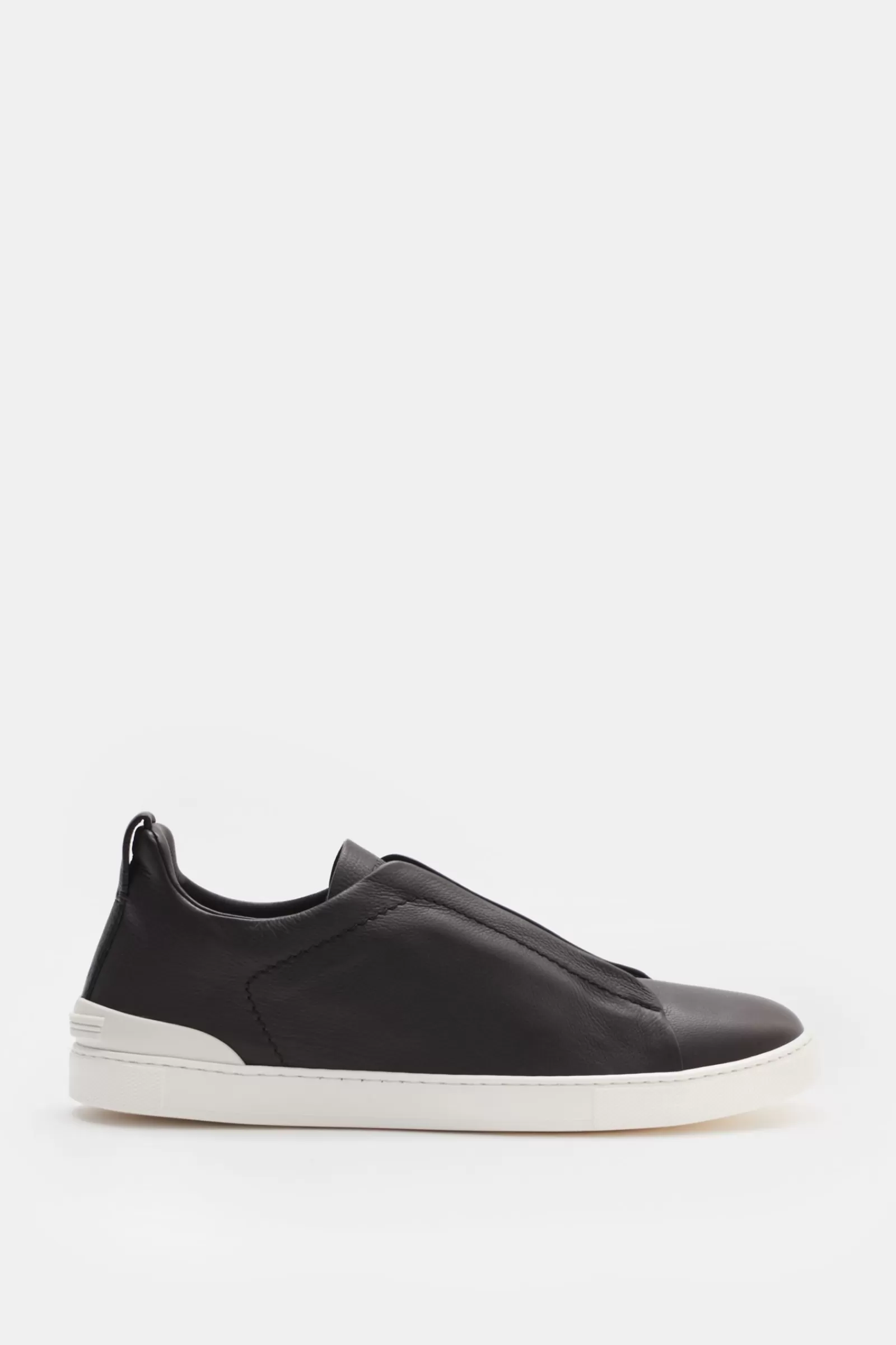 Slip-On Sneakers 'Triple Stitch' Dark Brown^Zegna Sale