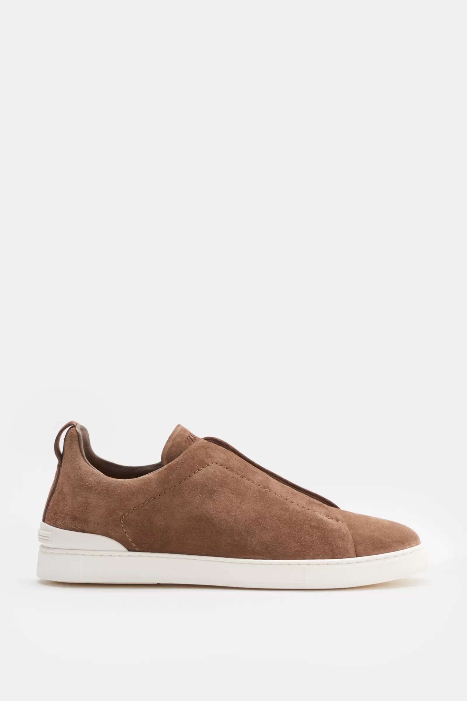 Slip-On Sneakers 'Triple Stitch' Light Brown^Zegna Discount