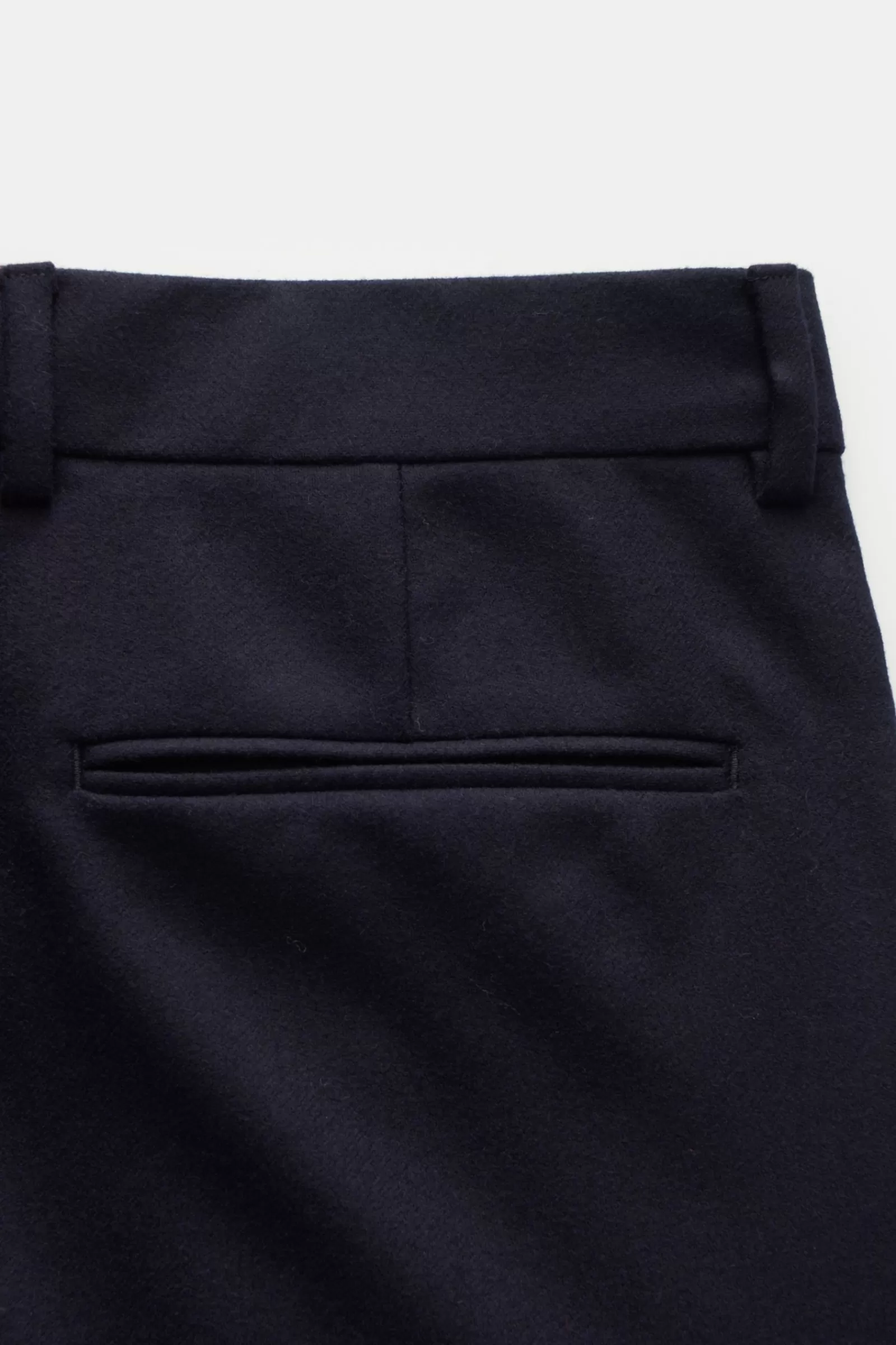 Wool Trousers 'Pleated Fit' Navy>Zegna Fashion